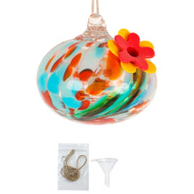 Durable Droplet Shaped Hummingbird Feeder Hanging Glass Ball hummingbird feeder