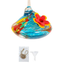 Durable Droplet Shaped Hummingbird Feeder Hanging Glass Ball hummingbird feeder