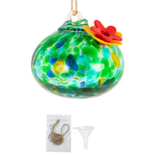 Durable Droplet Shaped Hummingbird Feeder Hanging Glass Ball hummingbird feeder