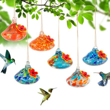 Durable Droplet Shaped Hummingbird Feeder Hanging Glass Ball hummingbird feeder