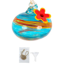 Durable Droplet Shaped Hummingbird Feeder Hanging Glass Ball hummingbird feeder