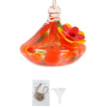 Durable Droplet Shaped Hummingbird Feeder Hanging Glass Ball hummingbird feeder