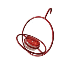 Metal Simple Hummingbird Feeder Hanging Round Mini Feeder With 4 Drinking Feeding Holes, For Hummingbirds