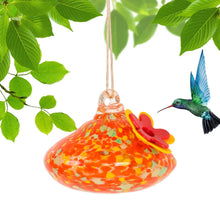 Durable Droplet Shaped Hummingbird Feeder Hanging Glass Ball hummingbird feeder