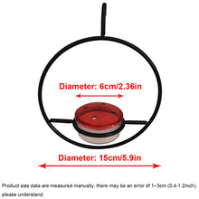 Metal Simple Hummingbird Feeder Hanging Round Mini Feeder With 4 Drinking Feeding Holes, For Hummingbirds