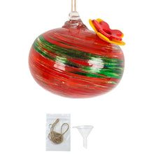 Durable Droplet Shaped Hummingbird Feeder Hanging Glass Ball hummingbird feeder