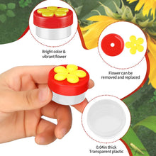 Flower Hummingbird Ring Feeders, tiny hand held hummingbird feeders