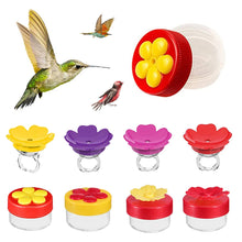 Flower Hummingbird Ring Feeders, tiny hand held hummingbird feeders