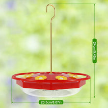 Hummingbird Feeder with 8 Feeding Hanging Bird Feeder Ant and Bee Proof,Flower Shape Hummingbird Feeder for Garden Outdoor