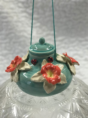 Blossom handmade hummingbird feeder (Art Piece)
